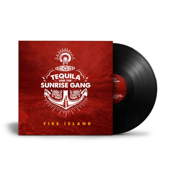 Tequila & the Sunrise Gang - "Fire Island" LP Cover
