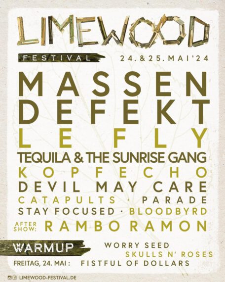Tequila & the Sunrise Gang Festival Sommer 2024 Limewood Limburg
