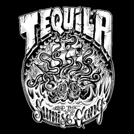 Tequila & the Sunrise Gang - T-Shirt "KRAKE" 2