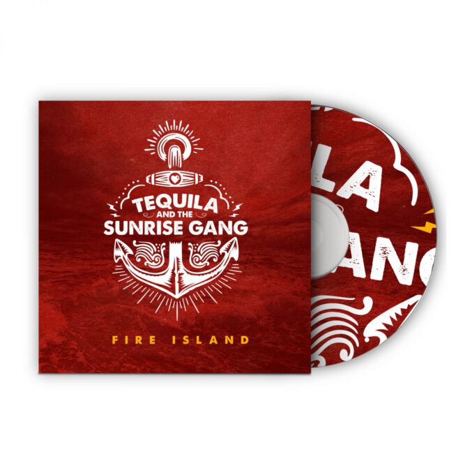 Tequila & the Sunrise Gang - "Fire Island" CD Cover
