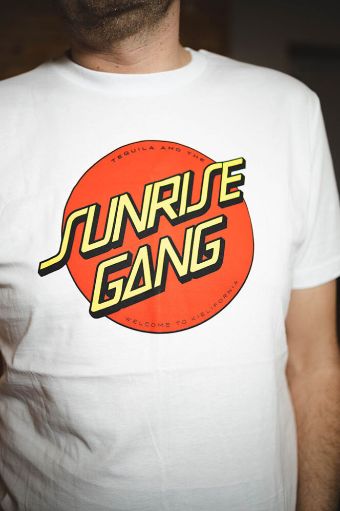 Tequila & the Sunrise Gang Shirt T-Shirt Merchandise Merch Shop Sunrise Gang Santa Cruz