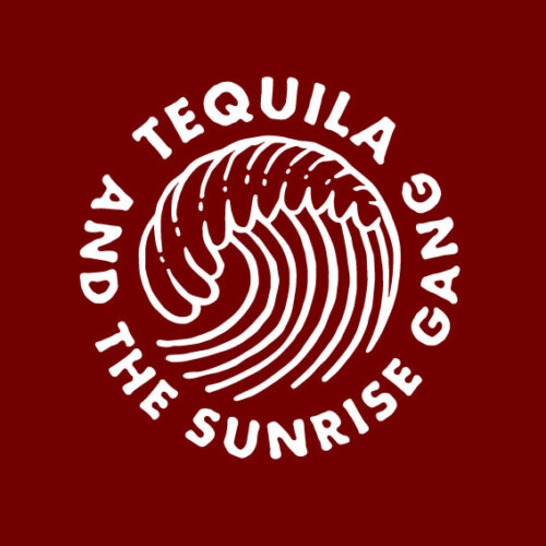 Tequila & the Sunrise Gang Shirt T-Shirt Merchandise Merch Shop Welle Burgund Girl